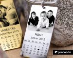 Kalender Schlüsselanhänger mit Foto Graviando