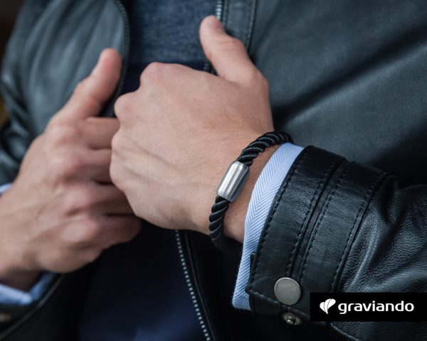 Armband mit Gravur – Segeltau Graviando