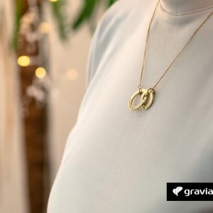 Halskette-Kreis mit Gravur Graviando