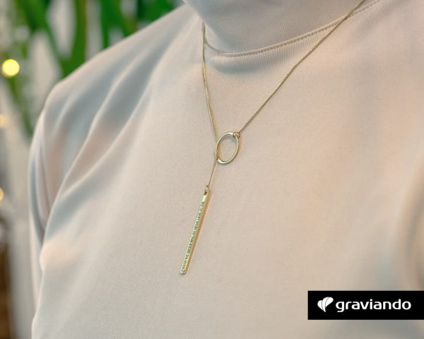 Halskette-Kreis mit Gravur Graviando