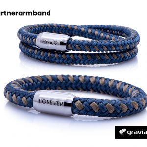 Doppel Armband mit Gravur - Anhänger - für meinen Mann - Papa - Gravur - Graviando