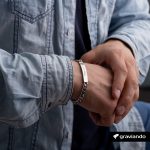 Partner Armband Edelstahl - für Partner - Papa Mama - Gravur - Graviando