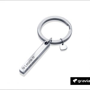 Barren Schlüsselanhänger mit Gravur - für meinen Mann - Frau - Mama - Papa - Gravur - Graviando